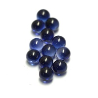 Boule de rubis populaire 2mm 3mm 4mm 6mm 8mm 10mm 11mm 12mm Sphère de rubis bleu synthétique