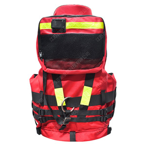 Chaleco Salvavidas Yasyan para Rescate Acuático, 190N de Flotabilidad, Rojo Reflectante, Talla Única, Tela Oxford, Chaleco de Bombero - Product Image 1