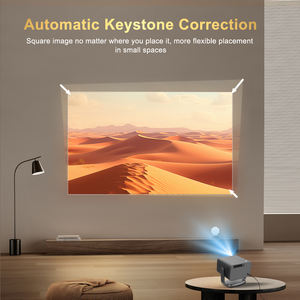 Canzone โปรเจกเตอร์โฮมเธียเตอร์แบบพกพาระบบแอนดรอยด์13 OS โฟกั<span class=keywords><strong>ส</strong></span>อัตโนมัติแบบ Full HD 1080P 4K - Product Image 4