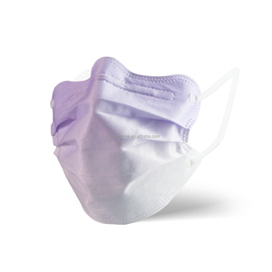 Máscaras planas desechables Bucles anchos para las orejas Tiras de nariz moldeables y máscaras en forma de mariposa Producción profesional - Product Image 2