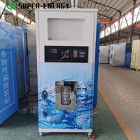 Distributeur automatique de glace intelligent à écran tactile, 24h/24, entièrement automatique, résistant aux intempéries, en libre-service, station de fabrication de glace en vrac pour l'extérieur