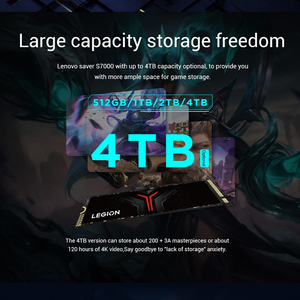 SSD ความเร็วสูง 5000MB/s Legion S7000 PCIe 4.0 ความจุ 512GB 1TB 2TB 4TB สำหรับแล็ปท็อปและเดสก์ท็อป - Product Image 6