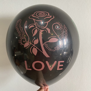 Palloncini in Lattice da 12 Pollici con Stampa Personalizzata 'Ti Amo' a Doppio Cuore - Product Image 4