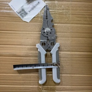 Multifunctional <b>Wire</b> <b>Stripper</b> Crimper 22 Awg Steel Front Entry Bright Finish Plastic Handle Diy Tool - Product Image 2