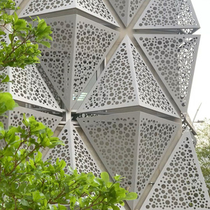 <span class=keywords><strong>Façade</strong></span> ventilée en métal, panneaux de profilés commerciaux extérieurs, systèmes décoratifs pour murs intérieurs et façades de maisons - Product Image 4