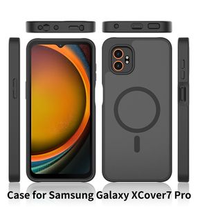 Étui de téléphone portable translucide de luxe avec anneau magnétique, sensation de peau, pour <span class=keywords><strong>Samsung</strong></span> Galaxy <span class=keywords><strong>Xcover</strong></span> 7 Pro, coque de téléphone personnalisée - Product Image 1