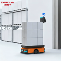 Robot mobile autonome AGV pour la logistique d'entrepôt, manutention, navigation par vision intelligente, véhicule guidé, plateforme de chargement 1200 mm