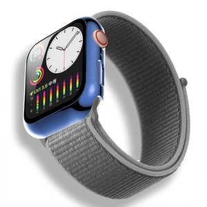 2020 nuovo 2 in 1 <span class=keywords><strong>Ultra</strong></span> Sottile Protezione Dello Schermo Con Il PC di Protezione Della Copertura Per Apple Orologio in Vetro Temperato 44/42/40/38 MILLIMETRI - Product Image 5