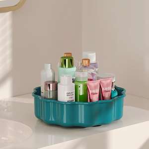 PPモダンで持続可能な回転メイクアップ収納オーガナイザーLazy Susanターンテーブルベッドルームカウンタートップ - Product Image 1