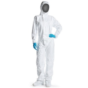 Haixin hiệu suất cao dùng một lần HDPE Gown flash quay tổng thể Coverall cho phòng sạch công nghiệp Y Tế Bảo vệ quần áo - Product Image 1