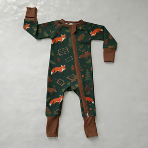 Tutina per Neonata in Bambù Biologico, Basso MOQ, Produzione ODM OEM, Tutina <span class=keywords><strong>Invernale</strong></span> in Bambù per Bambina - Product Image 1