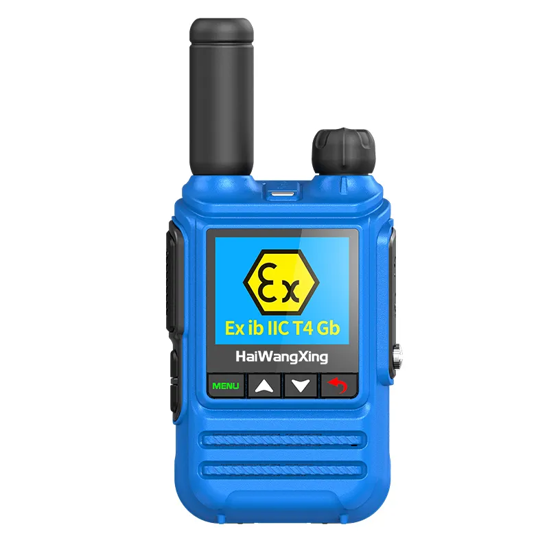 İki yönlü radyo patlamaya dayanıklı UHF VHF dijital Android taşınabilir 1000 mile aralığı gsm walkie talkie cep telefonu 4g IP67l