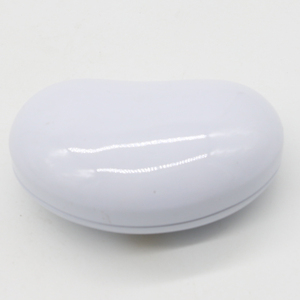 Tragbare Weißblech Erbsen förmige benutzer definierte Metall dosen Schraub verschluss Niedliche <span class=keywords><strong>Mini</strong></span> Blechdosen Seife Lippen balsam Kosmetik behälter Zweiteilige Dose