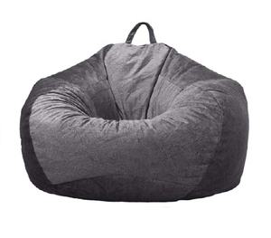 Peluche Microsuede Sedia del Sacchetto di Fagiolo Della Copertura Della Peluche di Stoccaggio o di Gomma Piuma di Memoria Beanbag Della Copertura di Ricambio per Adulti - Product Image 3