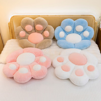 Coussin de siège en forme de patte de chat, poupée en peluche personnalisée, fabrication de jouets en peluche, coton PP, jouets en peluche de 8 pouces, jouets en peluche de Noël pour machine à griffes