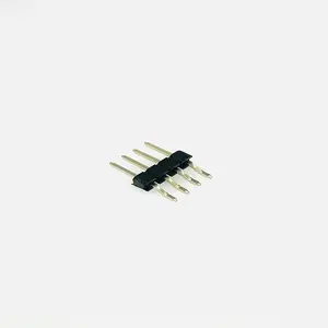 2.54-4P SMT 커넥터 2.54mm 수평 SMT 단일 행 남성 핀 헤더 PCB bergstrip 측면 삽입