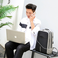 Sac à dos antivol pour ordinateur portable à la mode pour hommes sac à dos personnalisé pour hommes Camping en plein air sacs à dos de sport décontractés