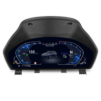 Layar Speedometer LCD 12,3 inci, Panel Instrumen Digital, Kluster Instrumen untuk BMW X5 E70 2006-2013 LINUX