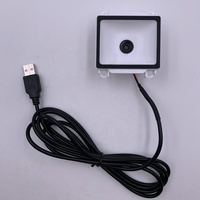 Escáner de Códigos de Barras QR 1D/2D TOTINFO con Interfaces RS232 TTL USB, Terminales de Gestión de Visitantes Tamaño A4 E21W1