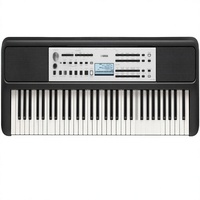 Clavier portable Yamaha YPT-W320 à 101 touches sensibles au toucher pour débutants avec repose-poignets, utilisation sur bureau, adaptateur secteur