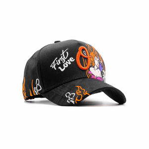 Nuevas Gorras 31 Hats X <span class=keywords><strong>Oscar</strong></span> Ortiz First Love de Calidad Original, Personalizadas con Logo Bordado en 3D, Efecto Desgastado, Visera Curva, Ajustables de 5 Paneles - Product Image 6