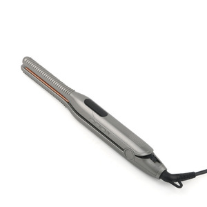 Lisseur professionnel en titane avec chauffage PTC, écran LCD, affichage de la température, <span class=keywords><strong>plancha</strong></span> de pelo - Product Image 2