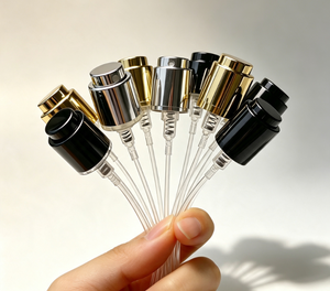 Pengiriman Cepat FEA15 Crimpless Mist Sprayer 15MM Pompa Parfum Aluminium Plastik Ramah Lingkungan Kapasitas Kustom Emas Perak Hitam - Product Image 1