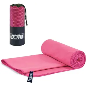 50*120 cm mikrofiber çift yüzlü kazık spor havlu emici hızlı kuru Yoga havluları 160 adet