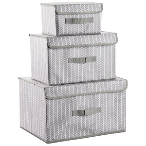 Edredón de tela plegable, caja de almacenamiento de ropa con asas de transporte - Product Image 3