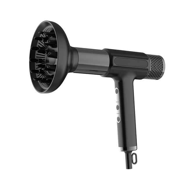 Powerful High Speed 110000 Rpm BLDC Leafless Hair Dryer Professional Led Digital Display 1600W Handheld Blow Dryer Ionice