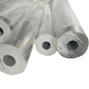 Espesor de pared 0,5mm 1mm 1100 5005 3003 6061 1060 tubo redondo de aluminio