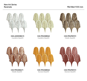 Carreaux de céramique chinois mosaïque colorés à prix abordable 90*186mm, carreaux de porcelaine émaillée écologiques pour murs intérieurs de salle de bain et d'hôtel - Product Image 6