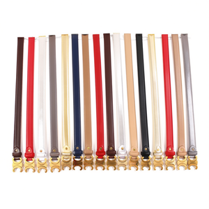 Ceinture en PU de 3 cm de largeur avec boucle en métal, couleur unie, ceinture tendance pour femmes - Product Image 3