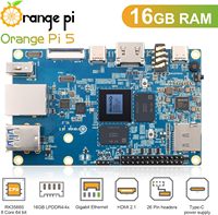 Orange PI 5 4 Go 8 Go 16 Go Rockchip RK3588S 8 cœurs 64 bits carte unique 2.4GHz fréquence 8K décodage vidéo carte Open Source