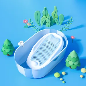 Bañera plegable grande para niños y bebés, nuevo diseño