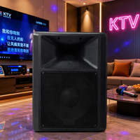 Speaker PA Pasif Profesional 10 Inch 250W, Kotak Suara Public Address dengan Kabinet Plastik untuk Aktivitas Hiburan KTV