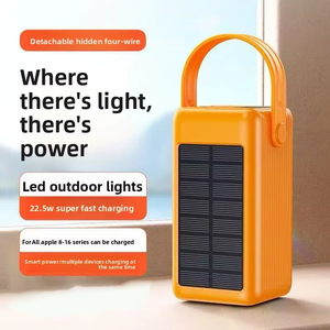 ไฟแคมป์ปิ้ง LED พลังงานแสงอาทิตย์ แบตสำรอง 30000 ชาร์จเร็<span class=keywords><strong>ว</strong></span> สายในตัว ความจุขนาดใหญ่พิเศษ <span class=keywords><strong>50000mAh</strong></span> พร้อมหูหิ้<span class=keywords><strong>ว</strong></span> พก<span class=keywords><strong>พา</strong></span>สะดวก - Product Image 2