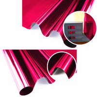 99,70% UV-Abweisung Wärmeisolierung Metallisierte Polyester Reflektierende Mylar Einweg-Spiegelfolie für Gebäude-Fenster Dekorativ