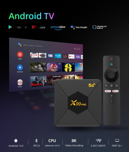 New X99 Pro <span class=keywords><strong>Android</strong></span> tv box với 2/16GB Ram <span class=keywords><strong>2GHz</strong></span>/5GHz Wifi <span class=keywords><strong>Android</strong></span> 13.0 bằng giọng nói điều khiển từ xa Quad Core Set-Top Box cho TV - Product Image 4