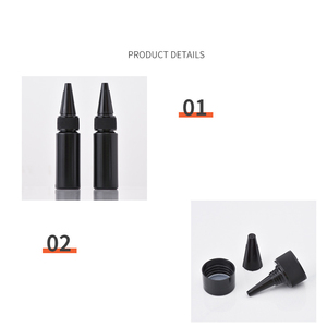 ขวดบีบ HDPE สีดำ ขนาด 30 50 60 100 120 150 200 250 300 500 <span class=keywords><strong>600</strong></span> 750 <span class=keywords><strong>มล</strong></span>. พร้อมฝาเกลียวสำหรับกาวและสี - Product Image 2