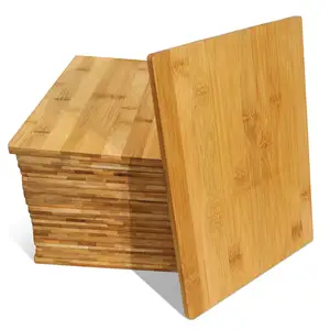 Set Of 18 Bulk Cutting Boards 12" X 9" X 0.35" - Premium Bamboo Wood Boards For Wholesale Engraving Kitchen And Dinning Coppin