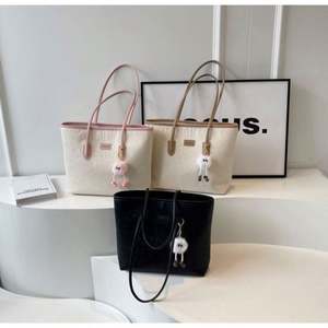 Sac à bandoulière en PU pour femme, grande capacité, simple, couleur unie, sac de travail, sac de transport quotidien - Product Image 4