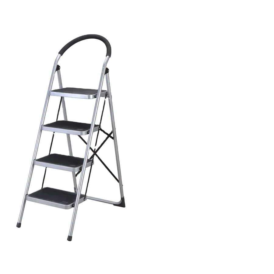 Fabricage Ladder 4 Stappen Aluminium Huishoudelijke Stalen Ladder Voor Het Schilderen Van Tekentrappen