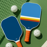 Raqueta de Pickleball de Fibra de Vidrio, Empuñadura Antideslizante Premium, 16 mm de Grosor, Diseño Ligero para Niños, Entrenamiento y Entretenimiento