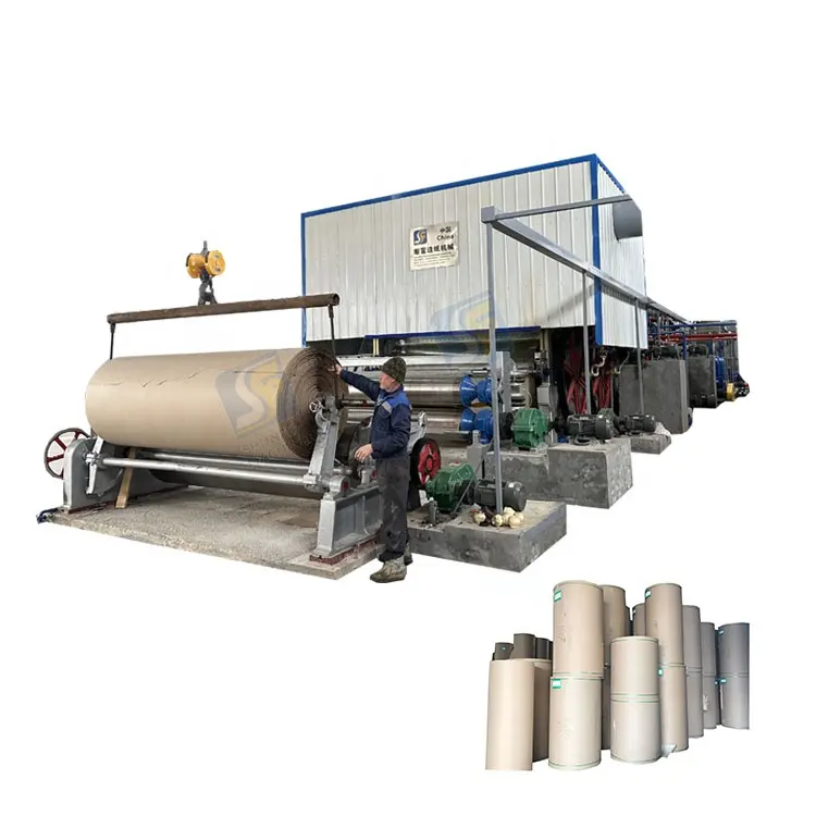 Fourdrinier Paper Machine Kraft Paper Recycling Make Machine Paper Pulp Mill And Carton Recycled Machine