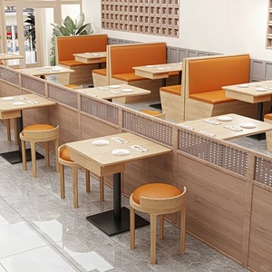 Muebles de Restaurante Comerciales Duraderos al por Mayor, OEM ODM, Muebles Modulares para <span class=keywords><strong>Bar</strong></span>, Cafetería, Catering, Juego de Sillas y Mesa de Comedor - Product Image 3