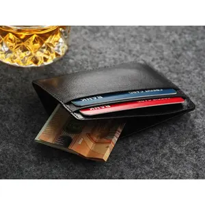 Étui à cartes RFID en cuir, merchandising personnalisé - Product Image 3