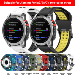 Bracelet de montre sport à libération rapide pour Garmin <span class=keywords><strong>Fenix</strong></span> 8 <span class=keywords><strong>7</strong></span> 7X 6 6X 5/Epix Gen 2/<span class=keywords><strong>Tactix</strong></span> <span class=keywords><strong>7</strong></span>/<span class=keywords><strong>Fenix</strong></span> 5x Sapphire - Product Image 1