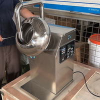 Machine à enrober le chocolat automatique en acier inoxydable Gusu, machine à recouvrir le chocolat