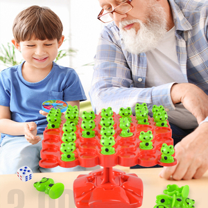 カエルバランスツリーキッズパズルボードゲームスペースバランスツリースタッキングプレイダブルインタラクティブ教育玩具 - Product Image 2